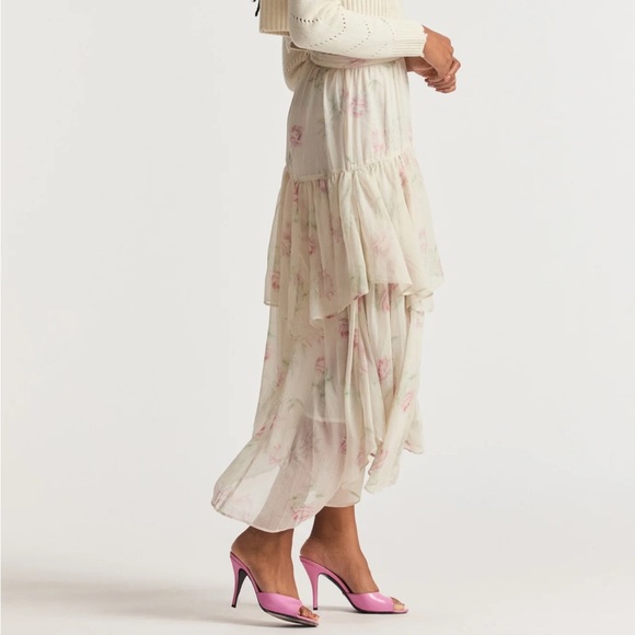 LoveShackFancy Alex Midi Skirt - Picture 3 of 4